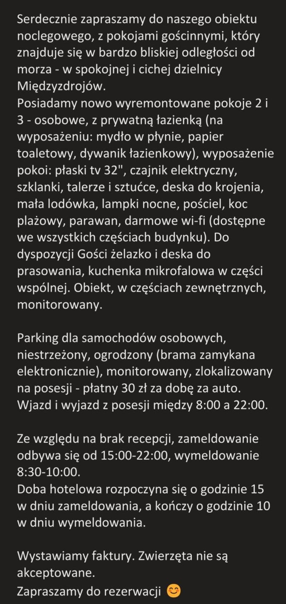 Pokoje Goscinne Gasowscy Dzieci Od 12 Roku Zycia Misdroy Exterior foto